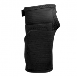 Scott Specialties 1378 BLA MD-Wrist Support with Tension Strap Elastic / Plastic Left Hand Black Med